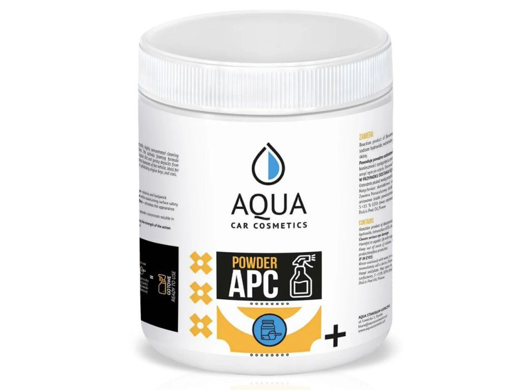 Aqua Car Cosmetics Powder APC - práškový univerzálny čistič interiéru a exteriéru