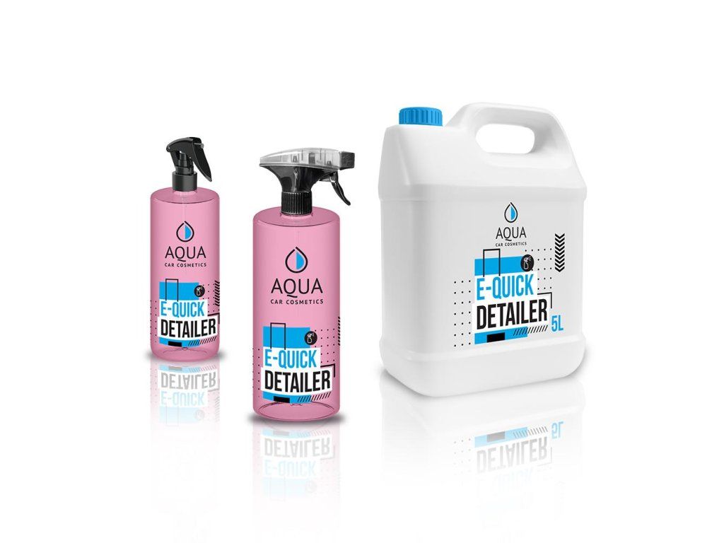 Aqua Car Cosmetics E- Quick Detailer - quick detailer s obsahom elastoméru